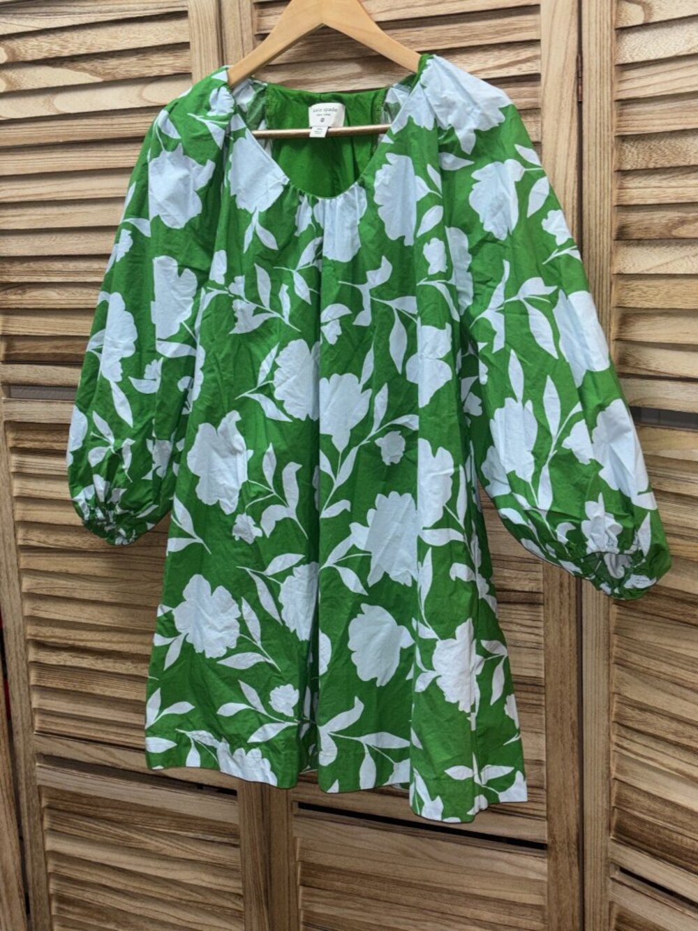 Kate Spade x Target Floral Puff-Sleeve Babydoll Mini Dress – XXS
